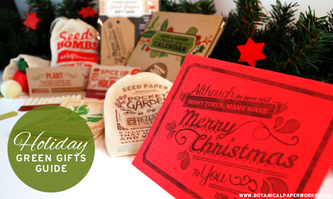 Green Gifts Guide - Christmas Holidays 2013 | Blog | Botanical ...