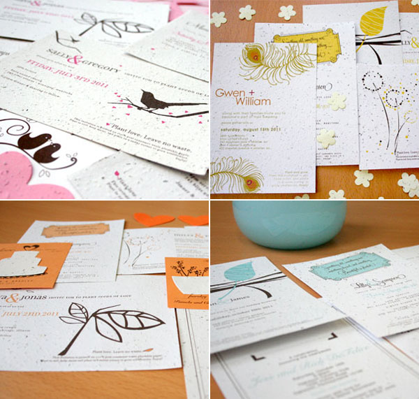 Check out our DIY Plantable Wedding Invitation Kit and personalize your 