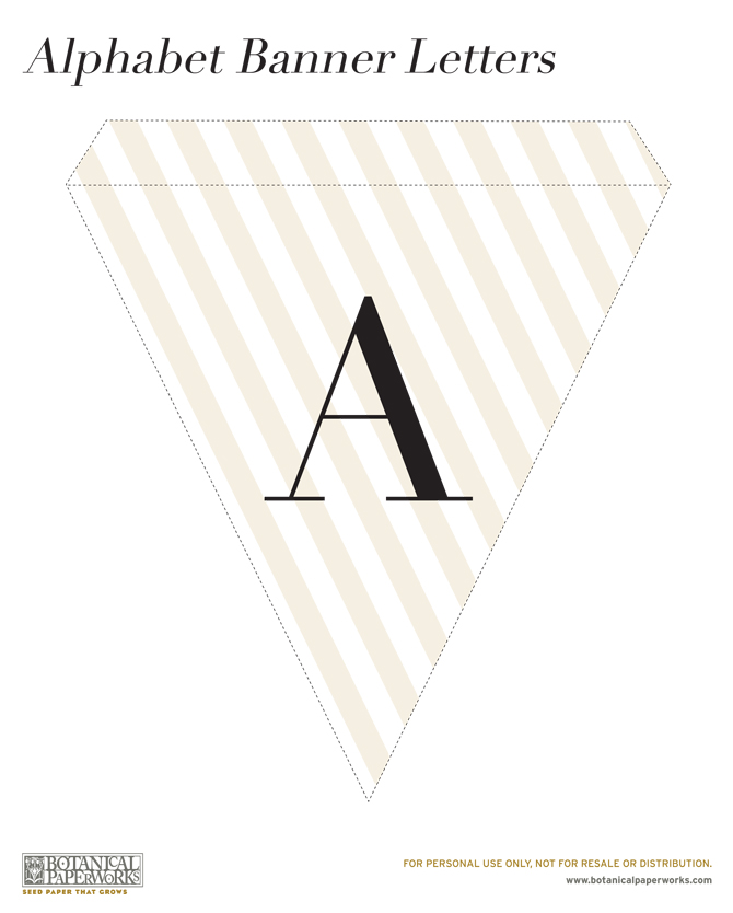 Free Printable Alphabet Banner For All Occasions Blog Botanical